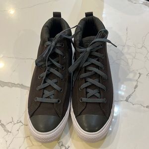 Converse All Star size 11.5 Shoes - Army green and grey